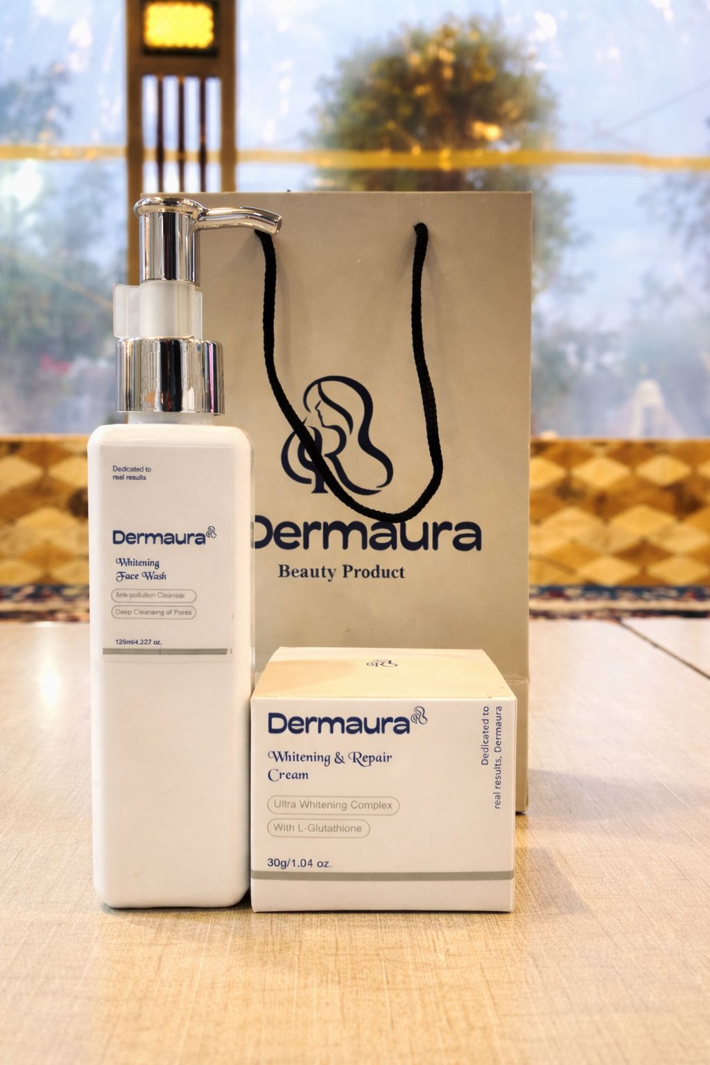 Dermaura Glow Care Combo – Face Wash & Whitening Cream